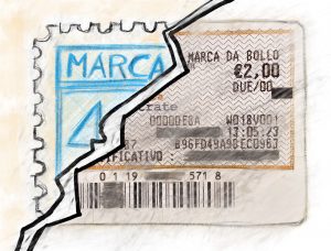 disegno marca da bollo